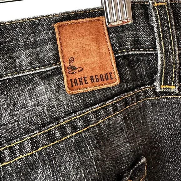 Jake Agave Men’s Mid-Rise Relaxed Straight Waterman Denim Jeans - Picture 5 of 16